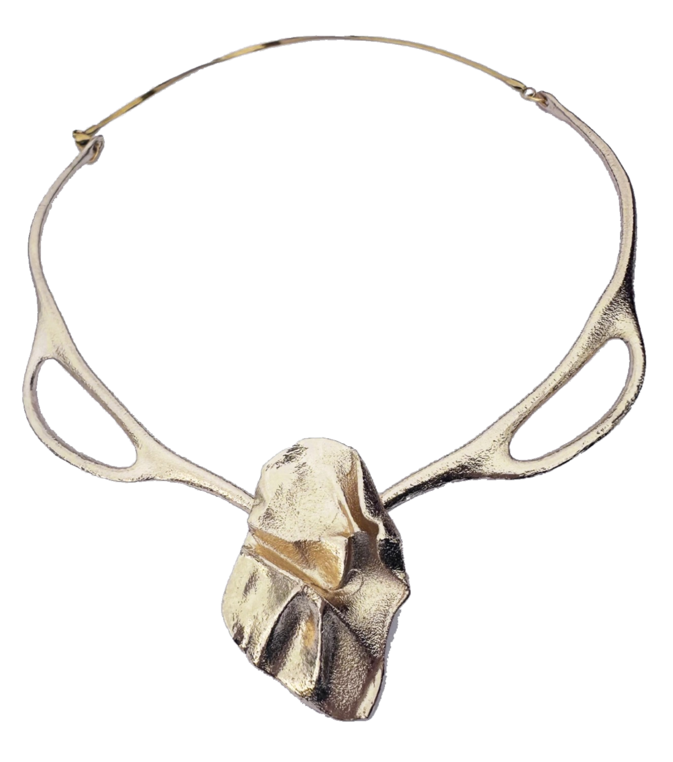Gold Galactic Eyes collar with Light Code