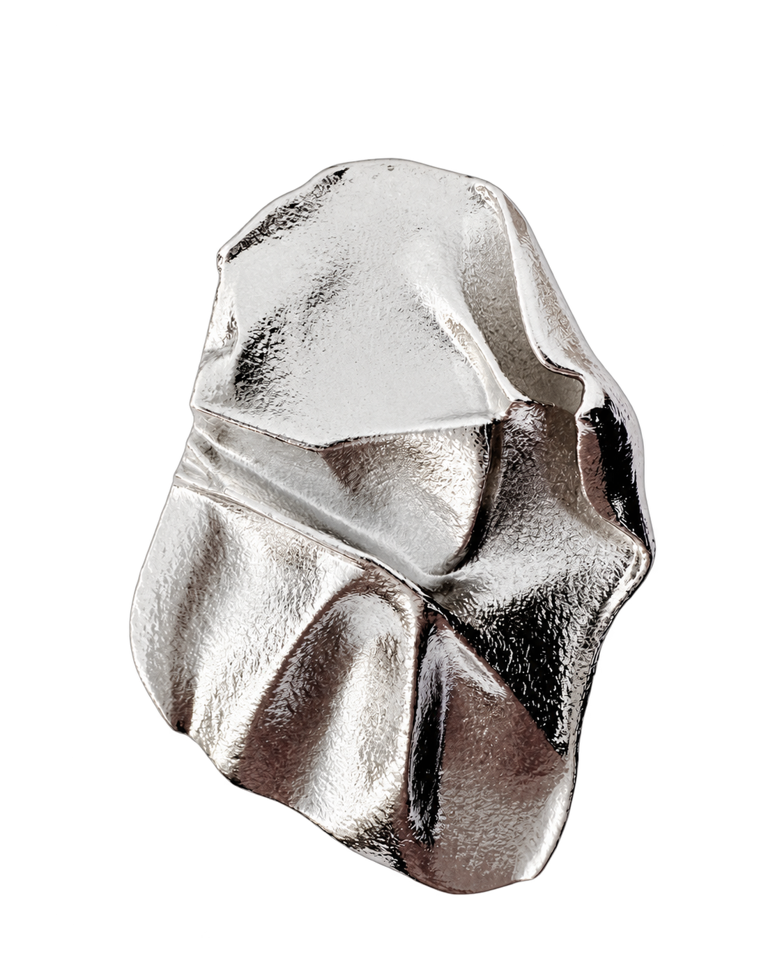 Silver sculptural Light Code
