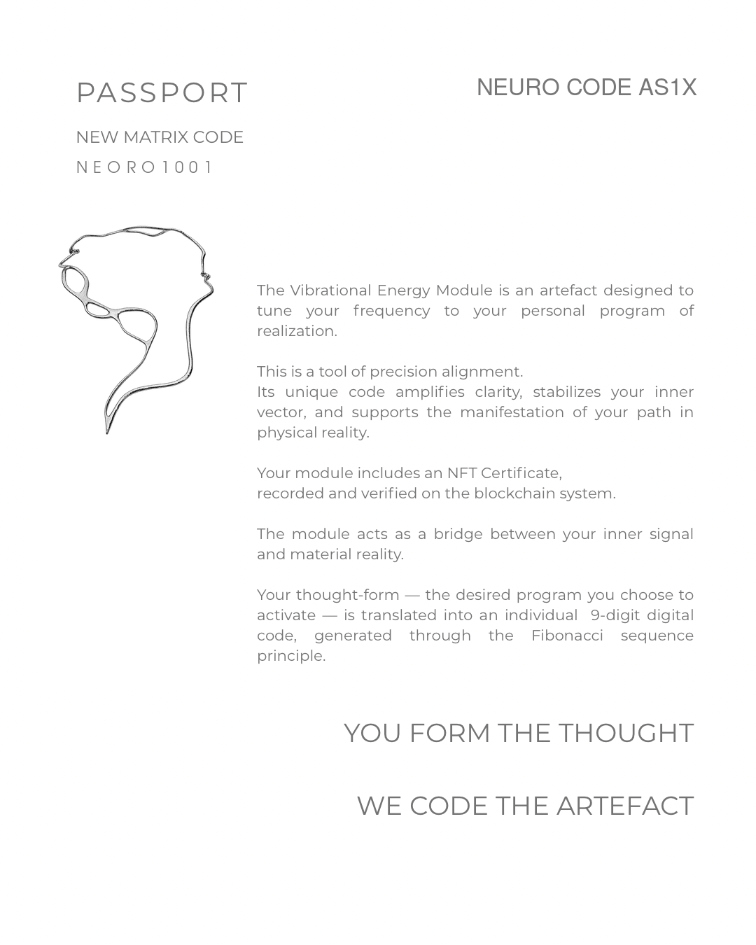 Neuro Code AS1X passport NEORO1001